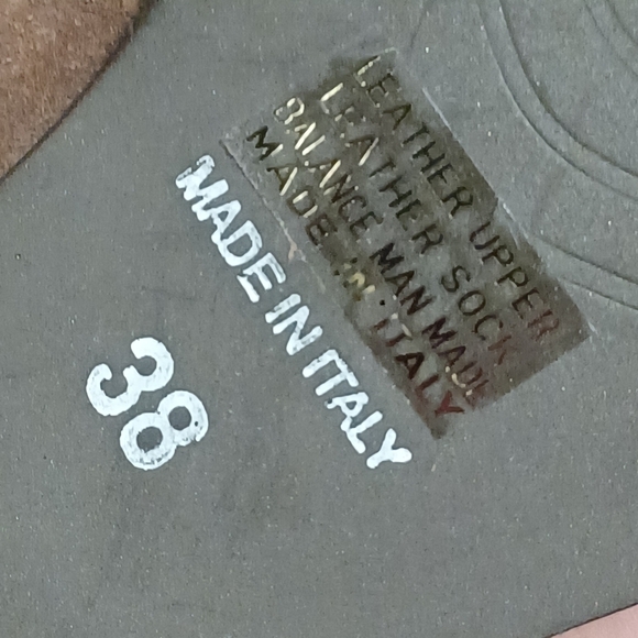 LE Chateau Made in Italy Suede Knee High Boot in Brandy Low Heel - Picture 9 of 15